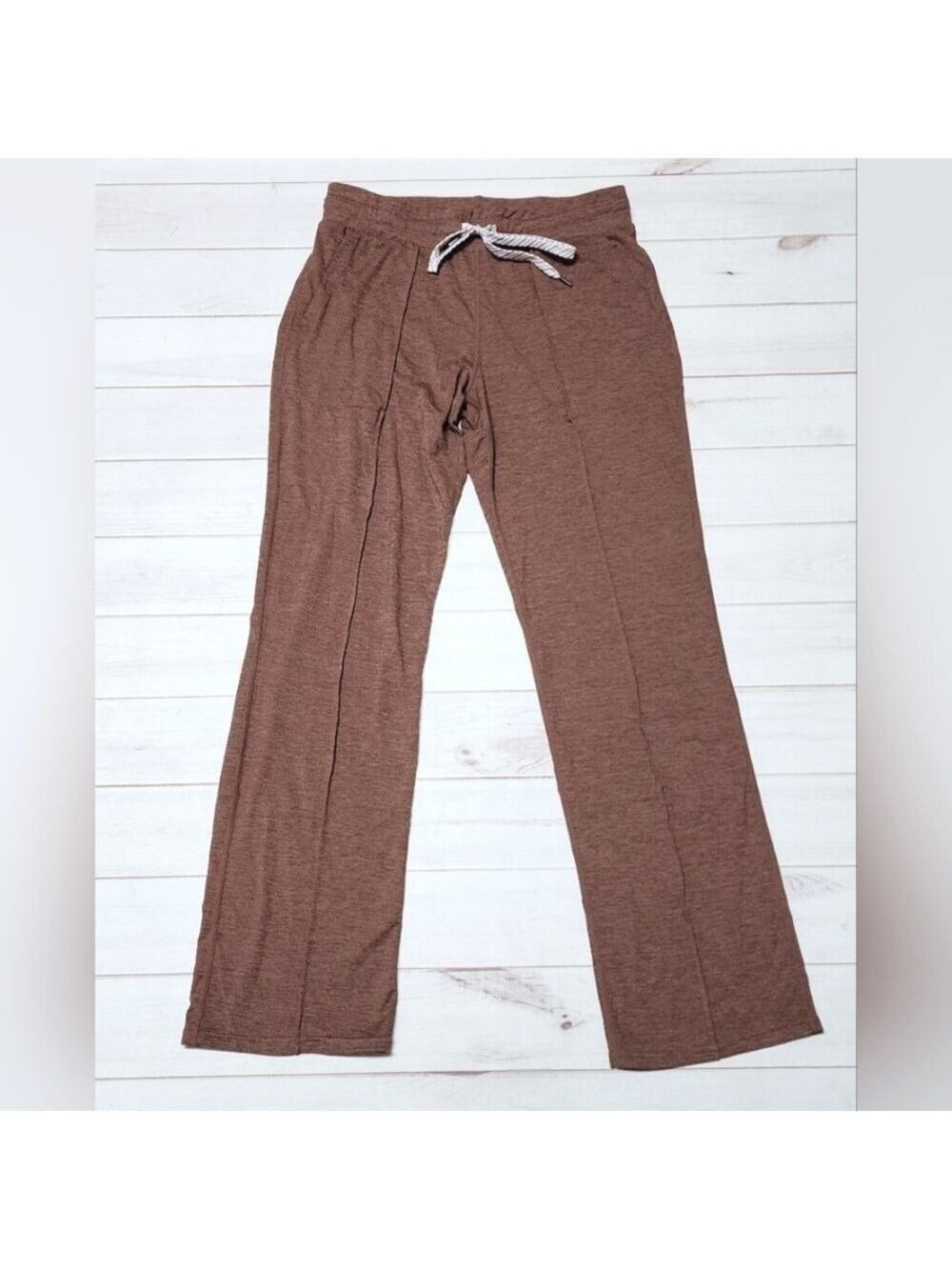 Member's Mark Women's Straight Leg Favorite Soft Brown Pants Small - New No Tag